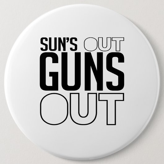 Sonne raus, Kanonen raus Button (Vorderseite)