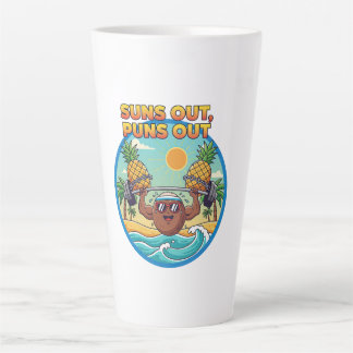 Sonne raus, Puns raus Strandabzeichen | Lustiger S Milchtasse