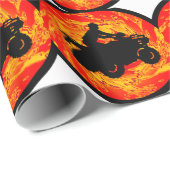 SONNE-REITER ATV GESCHENKPAPIER (Rolleneckpunkt)