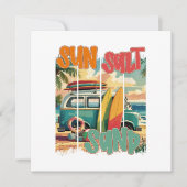 Sonne, Salz, Sand - Retro Beach Vibes (Vorderseite)