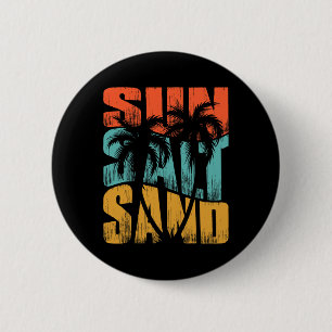 Sonne Salz Sand Strand Sonnenuntergang Sommer Urla Button