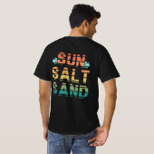 "Sonne Salz Sand" T-Shirt (Schwarz voll)