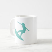 Sonne, Sand und Waves Kaffeetasse (Vorderseite Links)