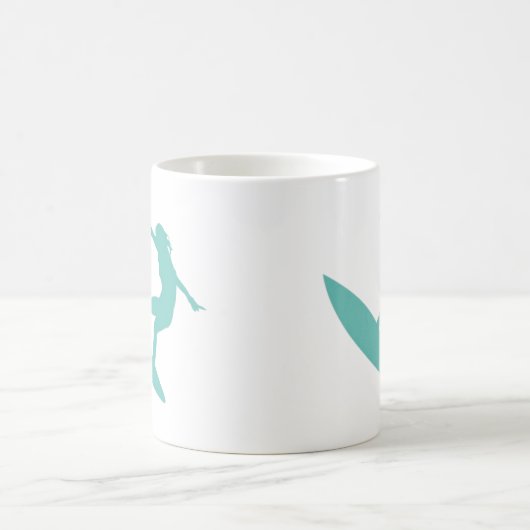 Sonne, Sand und Waves Kaffeetasse (Mittel)