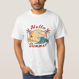 Sonne, Sand & Waves: Der Sommer Willkommen T-Shirt