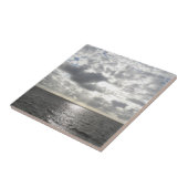 Sonne scheint durch Wolken Fliese (Seite)