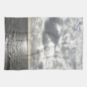 Sonne scheint durch Wolken Geschirrtuch (Horizontal)
