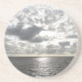 Sonne scheint durch Wolken Getränkeuntersetzer (Vorne)
