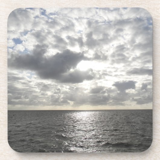 Sonne scheint durch Wolken Getränkeuntersetzer (Vorderseite)