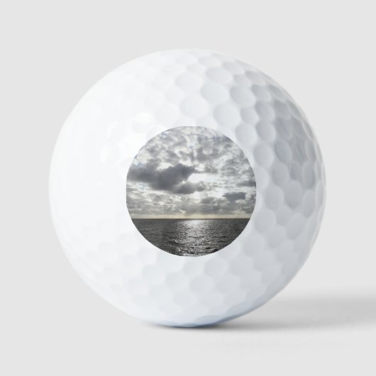Sonne scheint durch Wolken Golfball (Vorderseite)