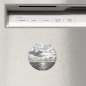 Sonne scheint durch Wolken Magnet (In Situ (Geschirrspüler))