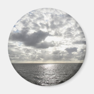 Sonne scheint durch Wolken Magnet
