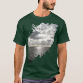 Sonne scheint durch Wolken T-Shirt (Vorderseite)