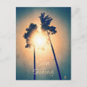 Sonne scheint postkarte (Vorderseite)