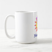 Sonne, Schmetterling und Blume Kaffeetasse (Links)