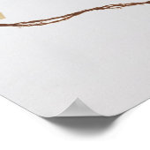 Sonne/Schnee-Brille Poster (Ecke)