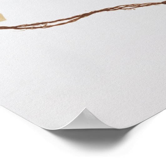 Sonne/Schnee-Brille Poster (Ecke)