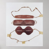 Sonne/Schnee-Brille Poster (Vorne)
