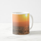 Sonne-Set im Galiläa-Meer Kaffeetasse (VorderseiteRechts)