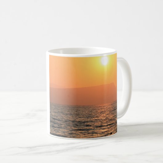Sonne-Set im Galiläa-Meer Kaffeetasse (VorderseiteRechts)