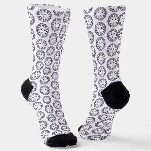 Sonne Socken (Gewinkelt)