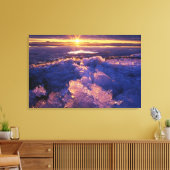 Sonne strahlt auf Eis Leinwanddruck (Insitu (Wohnzimmer))