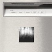 Sonne strahlt durch Bäume im Wald Magnet (In Situ (Geschirrspüler))