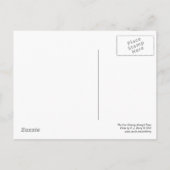 Sonne strahlt durch Bäume Postkarte (Rückseite)