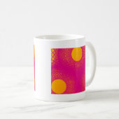 Sonne strahlt lila Lichter aus Kaffeetasse (VorderseiteRechts)