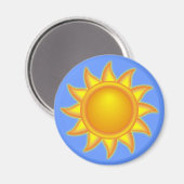 Sonne sun magnet (Vorderseite/Rückseite)