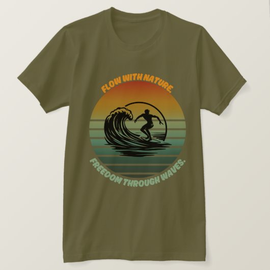 Sonne, Surfen und Soul" 🌊 T-Shirt (Design vorne)