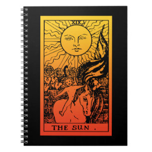 Sonne Tarot Gradient Notizbuch Notizblock