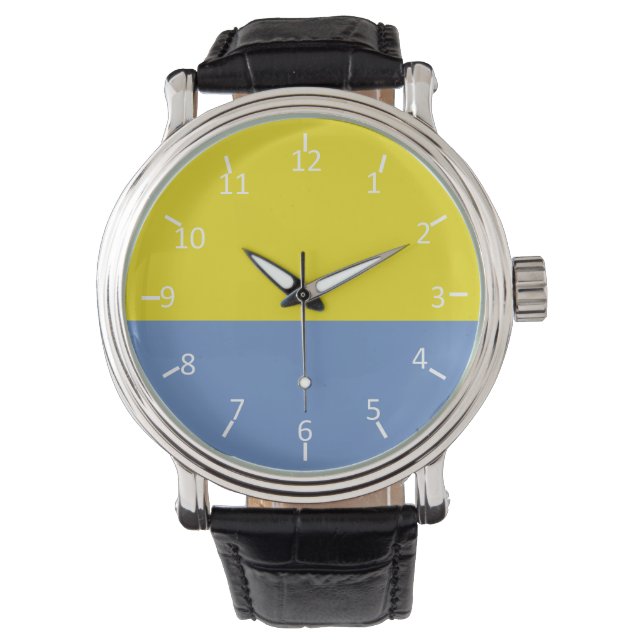 Sonne über dem Ozean Armbanduhr (Vorderseite)