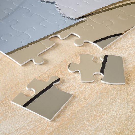 SONNE ÜBER DEN ABSTRAKTEN HÜGELN PUZZLE (Seite)