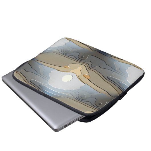 SONNE ÜBER DEN HÜLLEN LAPTOPSCHUTZHÜLLE (Vorne Knopf)