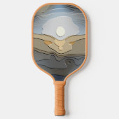 SONNE ÜBER DEN HÜLLEN PICKLEBALL SCHLÄGER (Vorderseite)