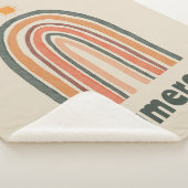 Sonne über einem Regenbogen Sherpadecke (3/4)