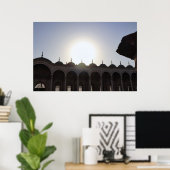Sonne über Kairo Moschee Poster (Heimbüro)