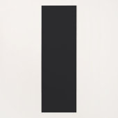 Sonne über schwarze Felsen Yogamatte (Rückseite)