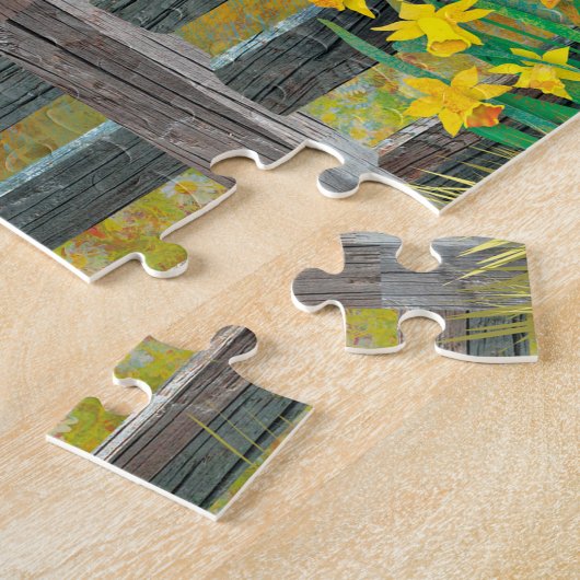 SONNE ÜBER UND BLÜTE UNTEN PUZZLE (Seite)