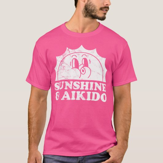 Sonne und Aikido Sonne T-Shirt (Vorderseite)