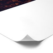 Sonne und Bäume von Egon Schiele Poster (Ecke)