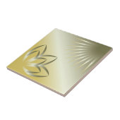 Sonne und Blume Fliese (Seite)