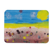 Sonne und Blume Magnet von Nate (Horizontal)