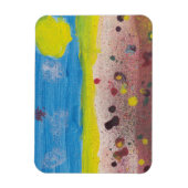 Sonne und Blume Magnet von Nate (Vertikal)