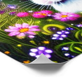 Sonne und Blume Poster (Ecke)