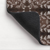 Sonne und Blumen Muster Mousepad (Ecke)