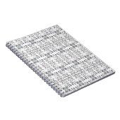 Sonne- und Blumenmuster Notizblock (Rechte Seite)