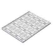 Sonne- und Blumenmuster Notizblock (Linke Seite)