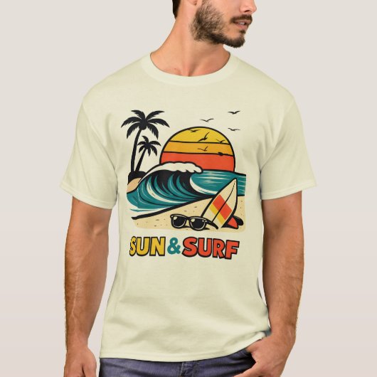 Sonne und Brandung T-Shirt (Vorderseite)